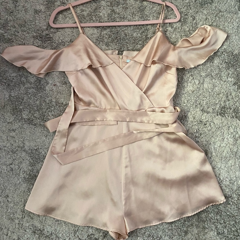 Satin Flowy Romper